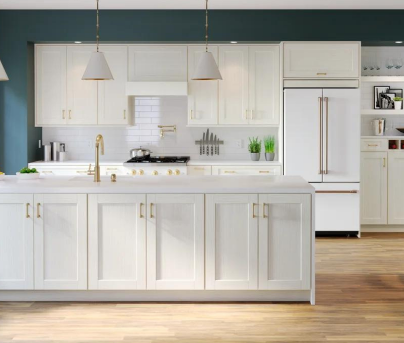 Installed DT24 Texture Breeze Kitchen Cabinets reflecting kitchen cabinet trends in the Washington, D.C. area.